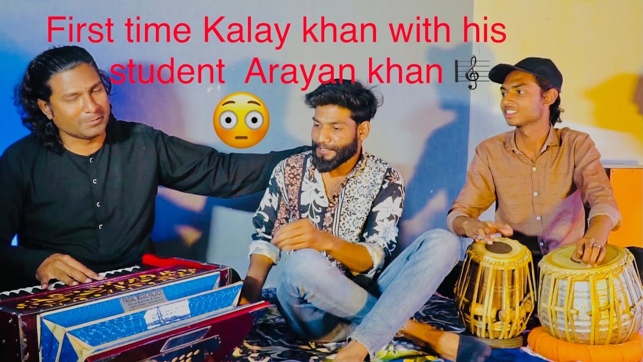 First time kally khan with his student Arayan khan ./ Tabla by Moon gill