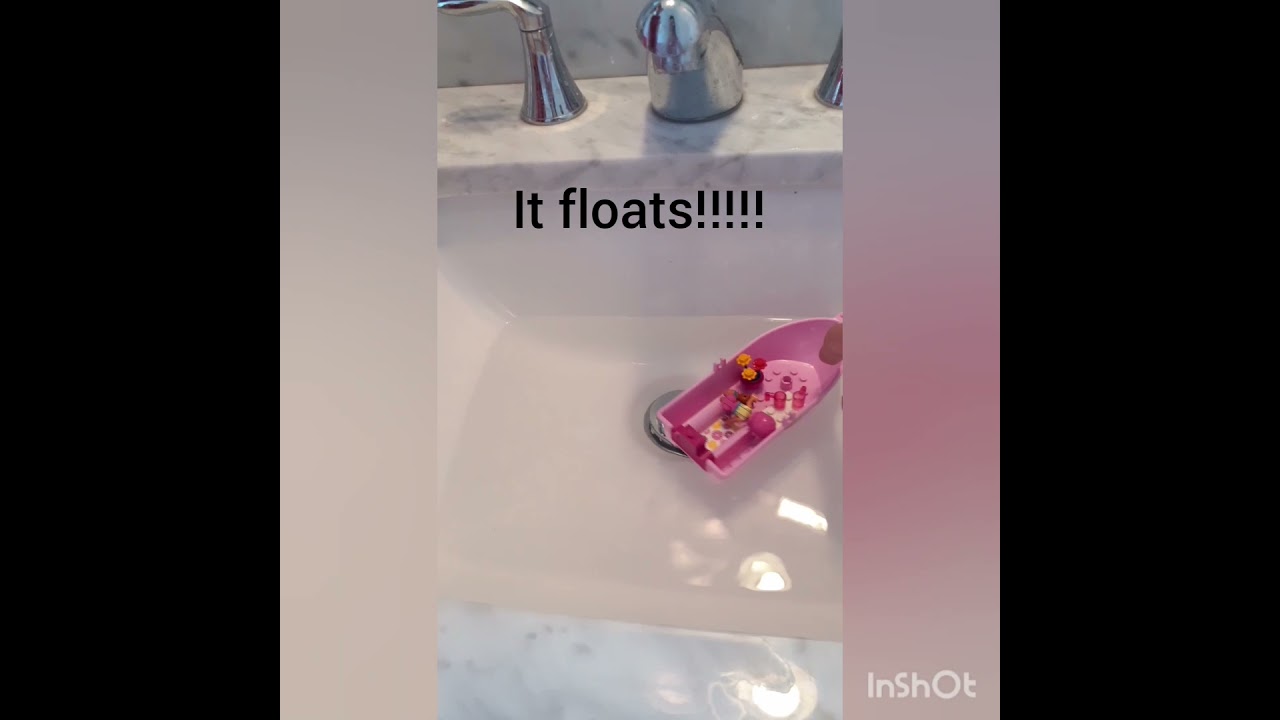 Lego boat, do you think it will sink or float?