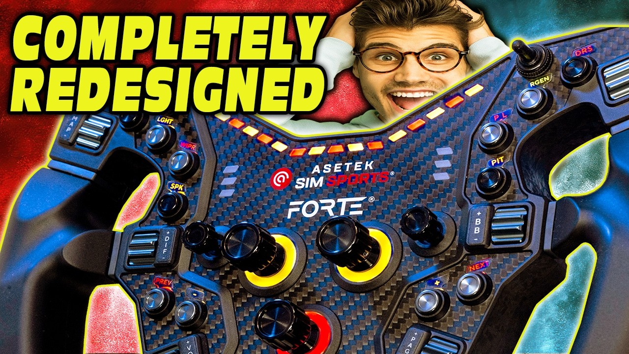 Is the NEW Asetek Forte Formula Wheel the BEST it can be?