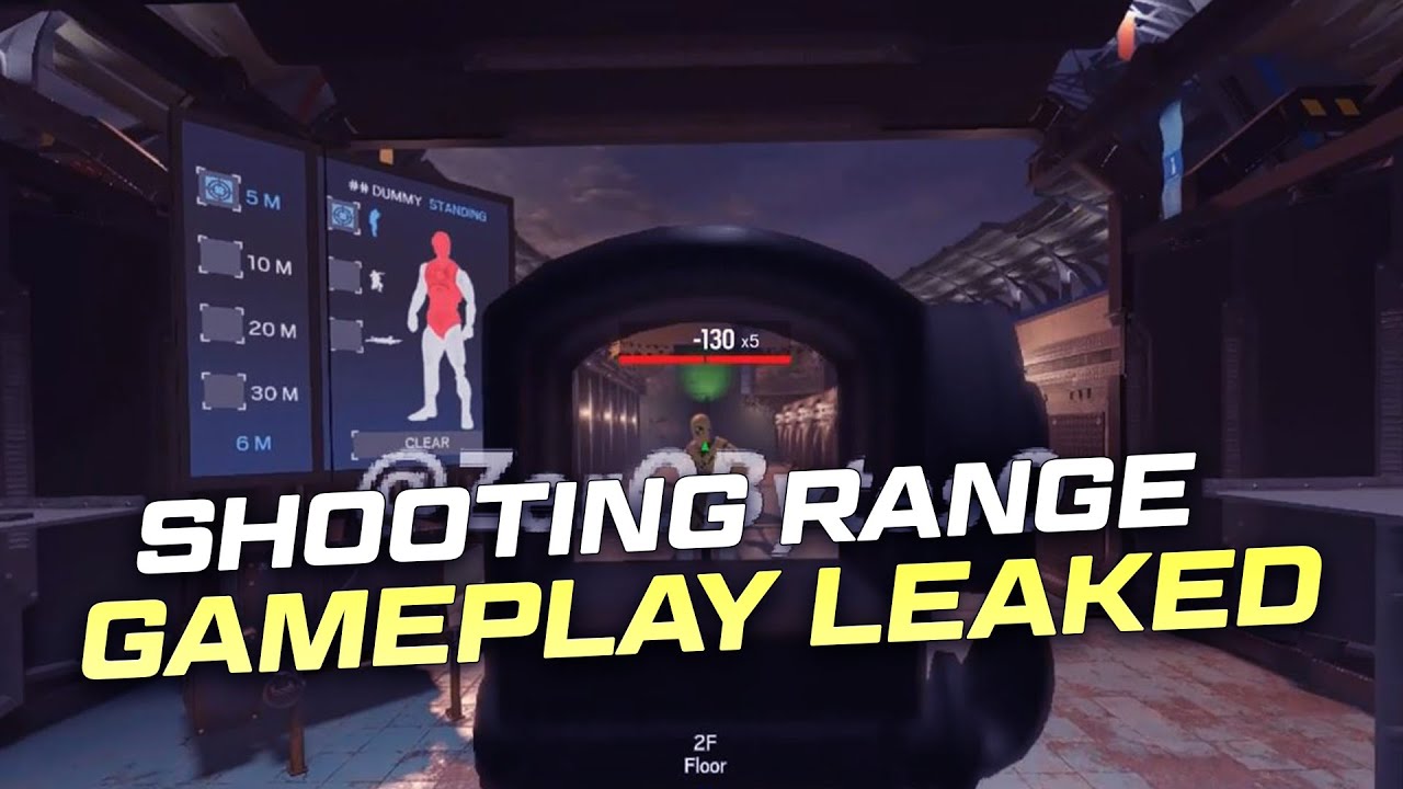 Y7S2 'Vector Glare' Shooting Range Gameplay Leaked - Rainbow Six Siege