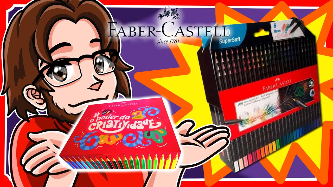 Faber-Castell me enviou PRESENTES! 😱 | Mostrando meus desenhos do Fabertober