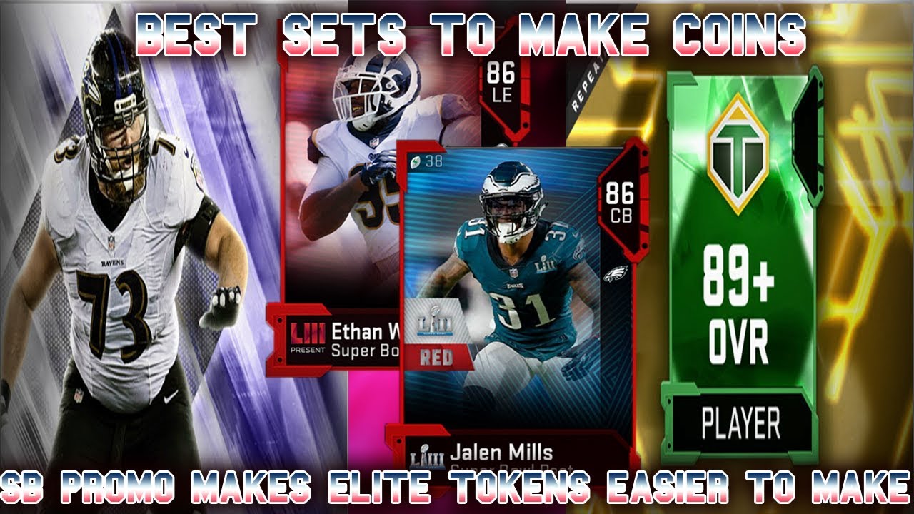 Make Coins With These Sets! | SB Promo Makes Elite Tokens Cheaper! | Madden NFL 19 Ultimate Team