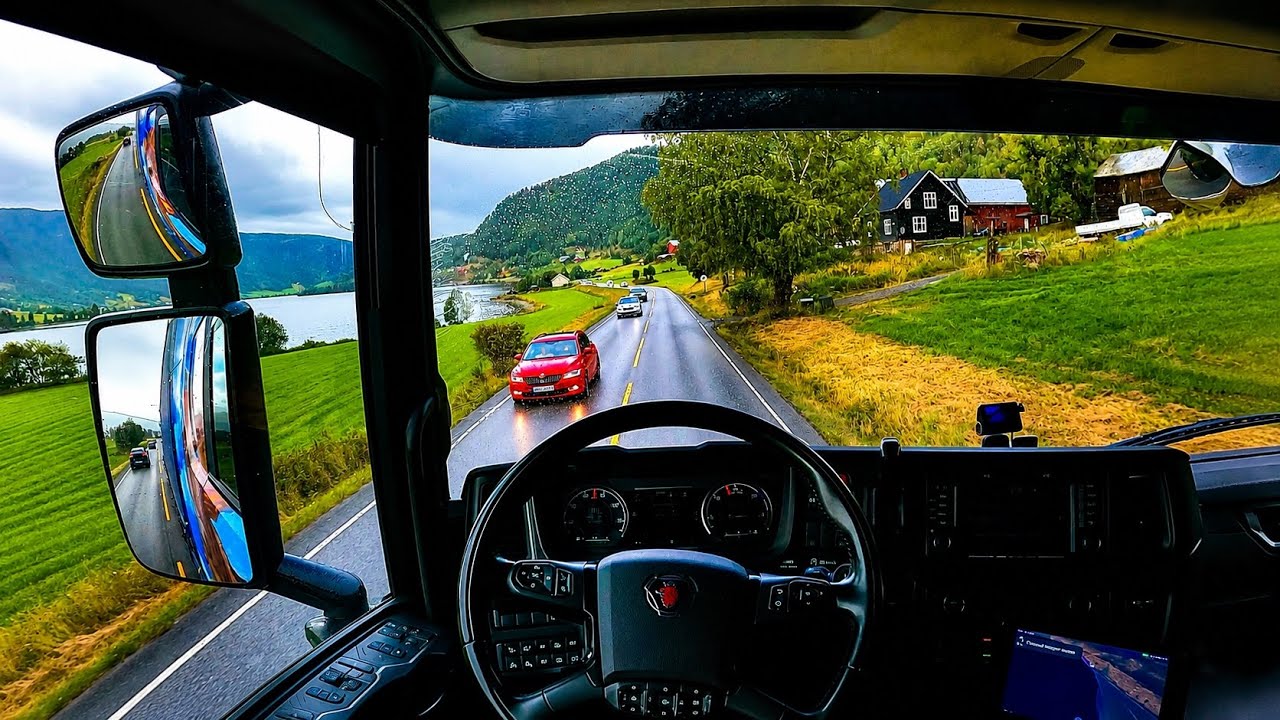POV Driving Scania S560 - Norway, Fagernes.