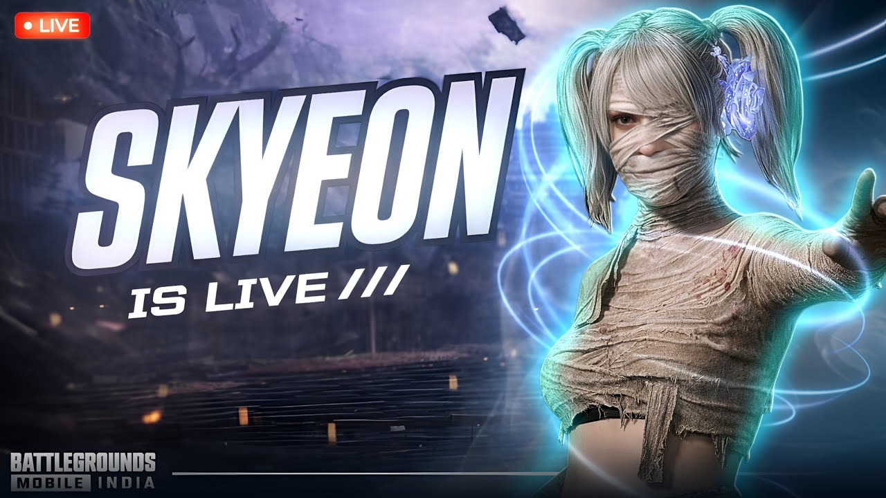 Ace Dominator Promotion Matches , Here We Go 🥀| SKYEON IS LIVE | #BGMI #PUBGMOBILE #LIVESTREAM