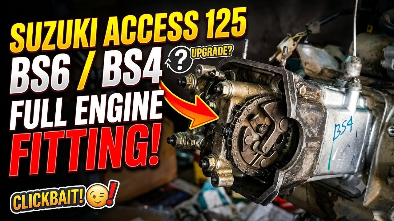 Suzuki Access 125 BS6 BS4 Full Engine Fitting