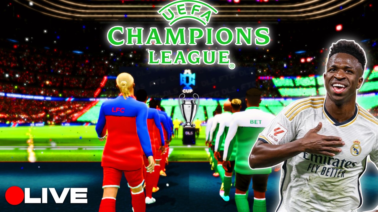 🏆 UEFA Champions League Round 16 DLS 26 - எபிக் கோல்ஸ் & டிராமா! Join Live! 💥