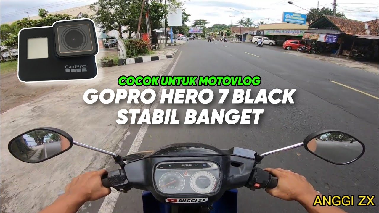 GOPRO HERO 7 BLACK HYPERSMOOTH COCOK UNTUK MOTOVLOG
