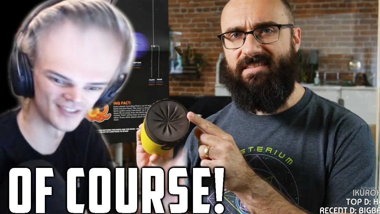 xQc Reacts to Vsauce Hyperboloids and Other Videos Only True Geniuses Can Understand | xQcOW