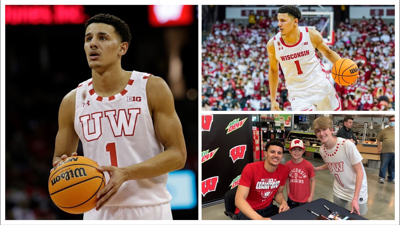 Johnny Davis Signing Autographs 4/23/22 | 2022 NBA Draft Pick | Badger Basketball