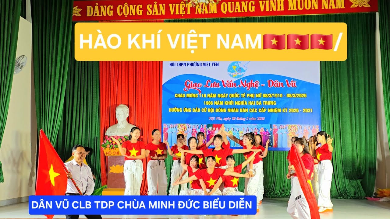 Dân vũ, HÀO KHÍ VIỆT NAM, BIỂU DIỄN CLB TDP CHÙA MINH ĐỨC 💃🇻🇳🎶