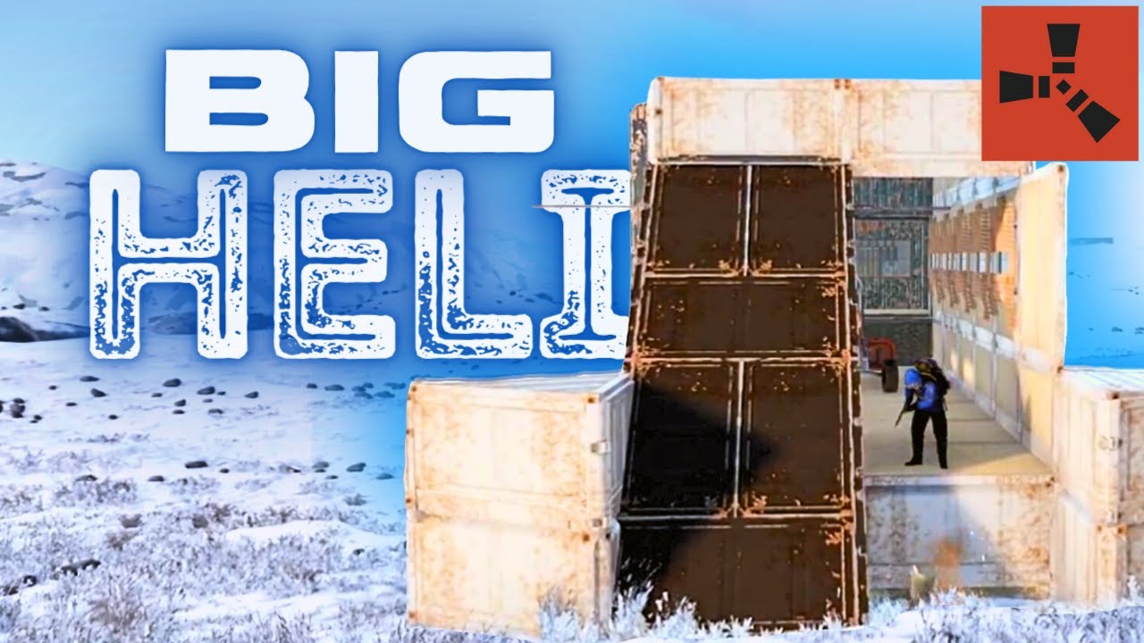 FAST Attack and Scrap Heli Base - Rust Build Tutorial