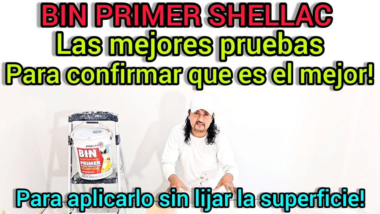 BIN PRIMER SHELLAC el mejor primer para todo tipo de superficies!