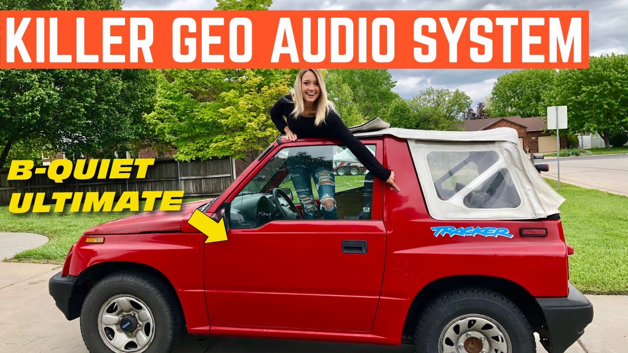 Did We Just Put The Best Audio System Ever In The $400 Geo Tracker?