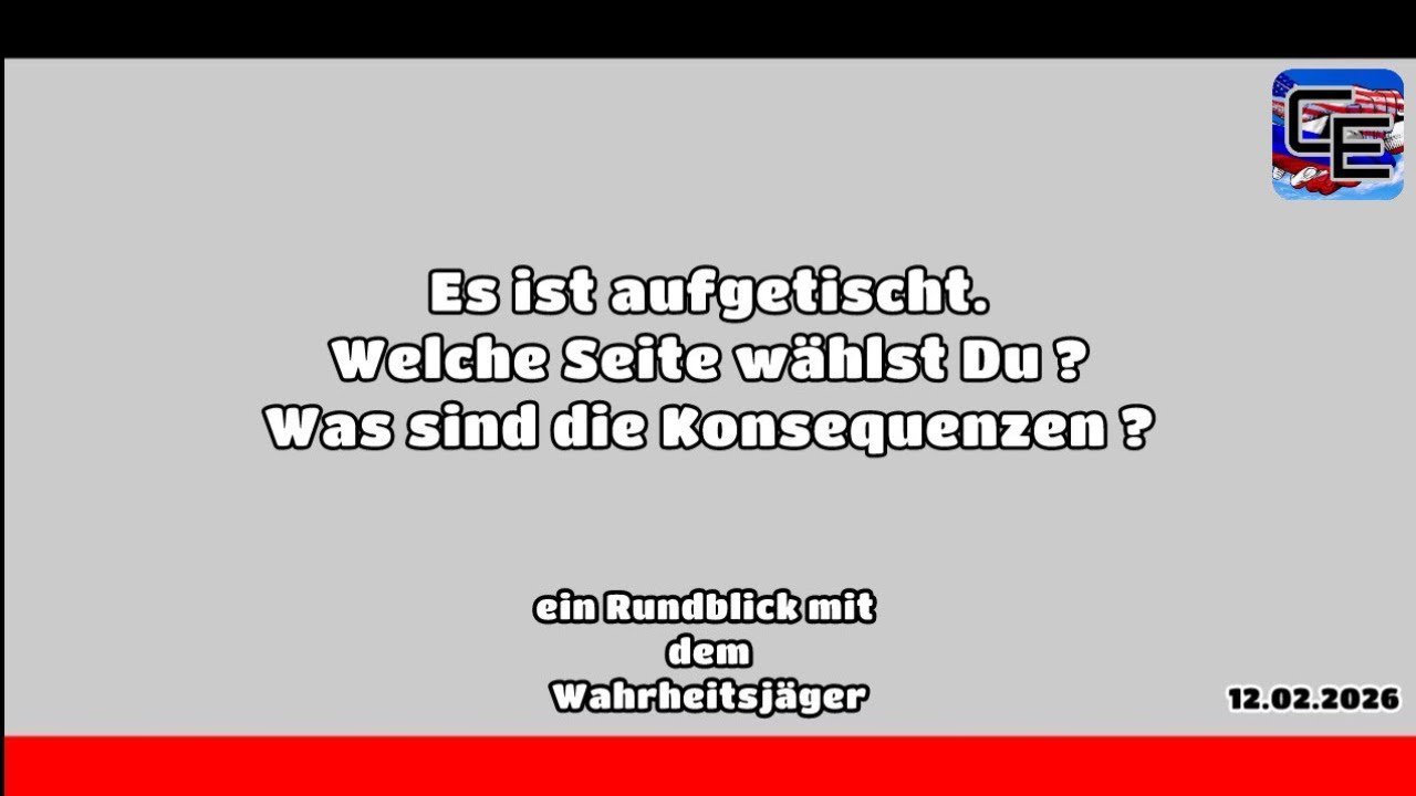 Es ist aufgetischt ! Welche Seite w&auml;hlst Du ?