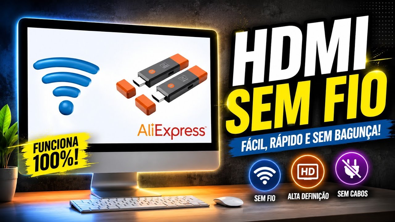 Elimine os cabos com o transmissor HDMI Wireless
