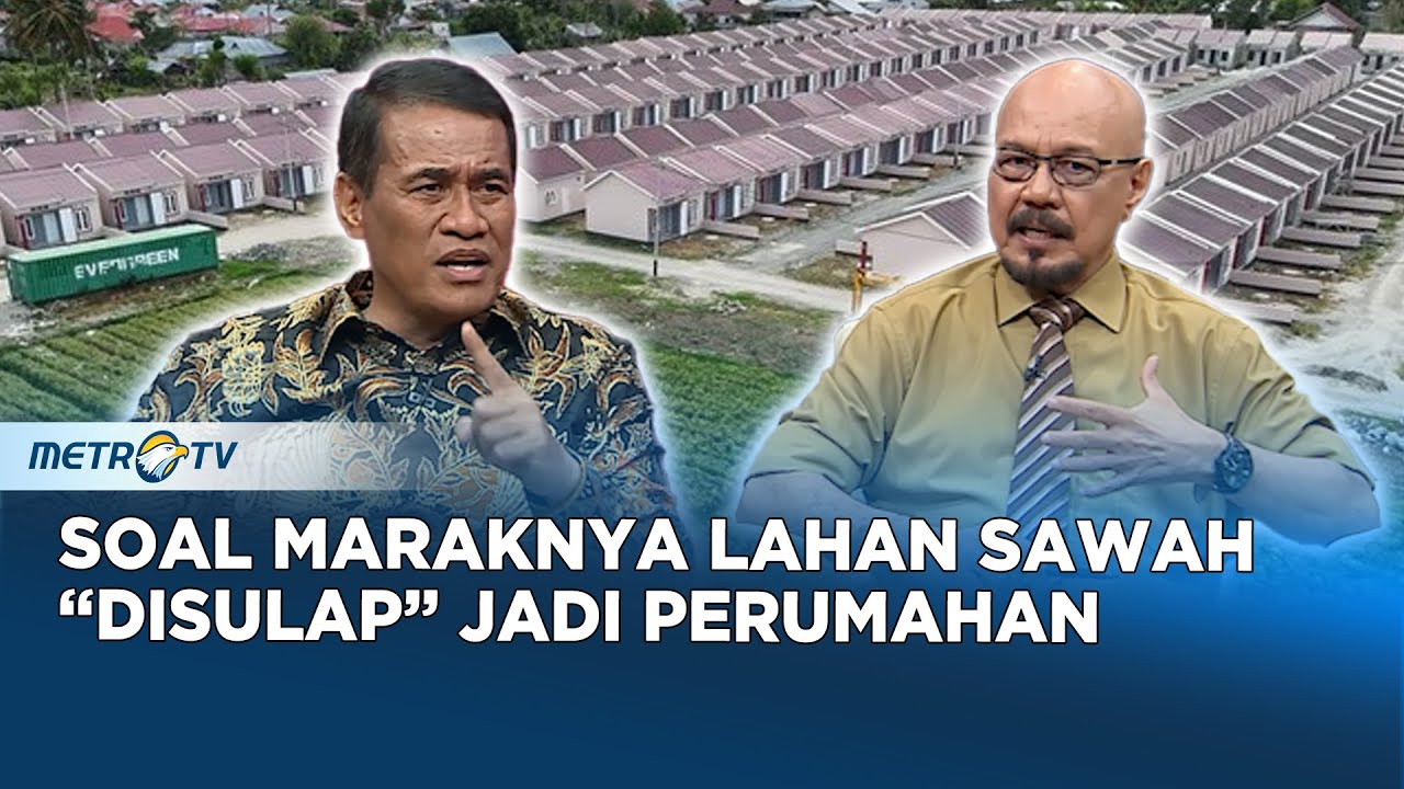 Lahan Sawah Makin Menyusut dan Beralih Jadi Perumahan, Ini Respon Mentan Amran