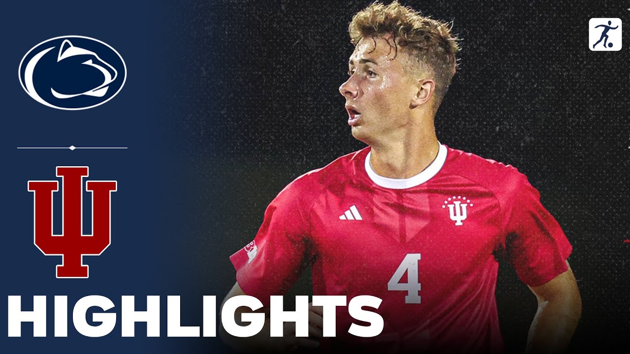 Пенн Стэйт против Индианы | NCAA College Soccer | Лучшие моменты — 19 сентября 2025 г.