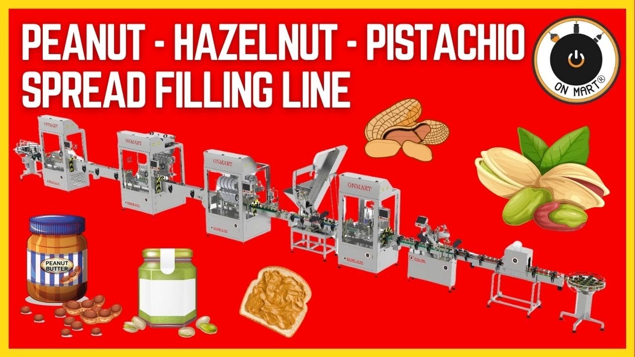 Peanut - Hazelnut - Pistachio Spread Filling Line