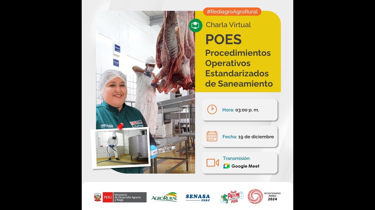 POES Procedimientos Operativos Estandarizados de Saneamiento   19.12.2024