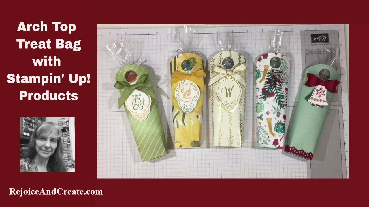 Arch Top Treat Bag using Stampin' Up! Products
