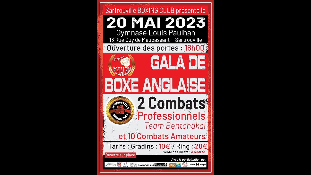 GALA DE BOXE ANGLAISE - BC SARTROUVILLE