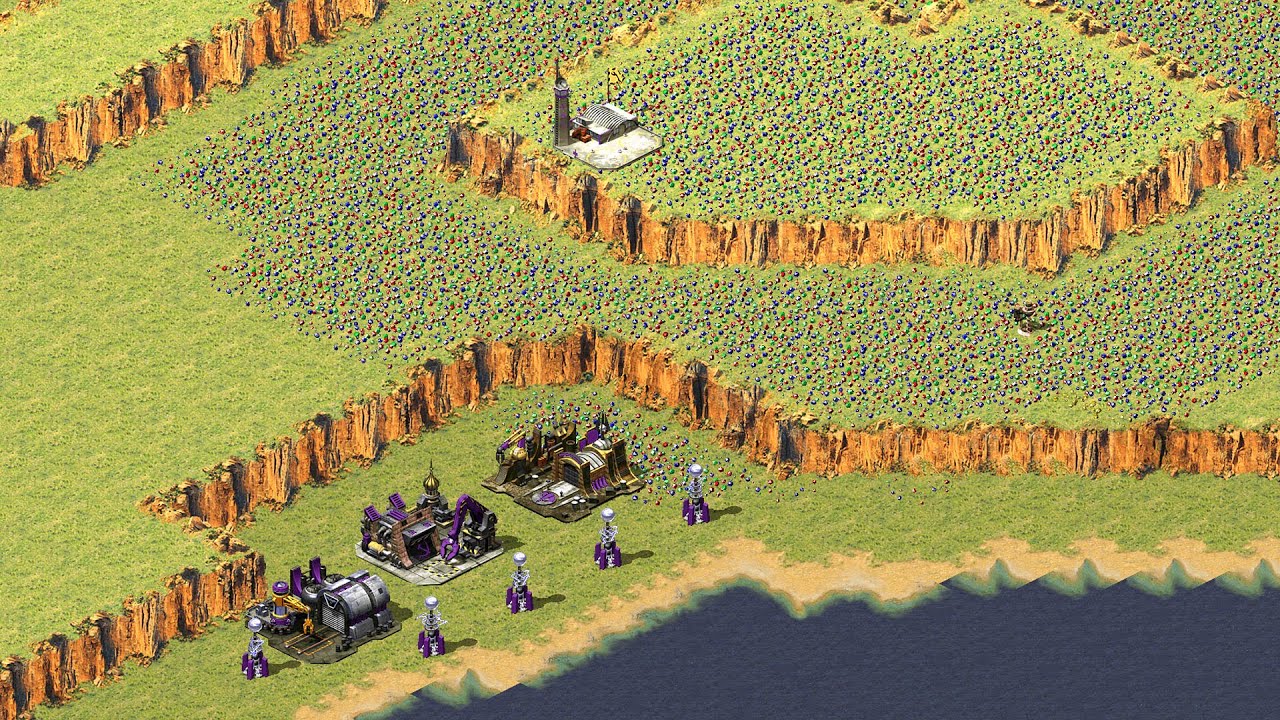 Red Alert 2 | Yuri's Revenge | 7 vs 1 | New Map Wicked City 2026 Extra Hard AI