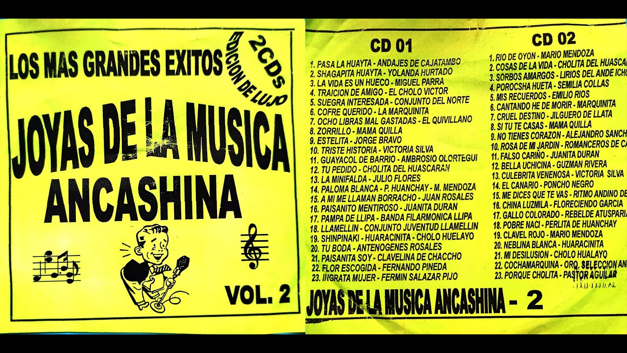 JOYAS DE LA MÚSICA ANCASHINA - VOLUMEN 2 (ANTOLOGÍA)