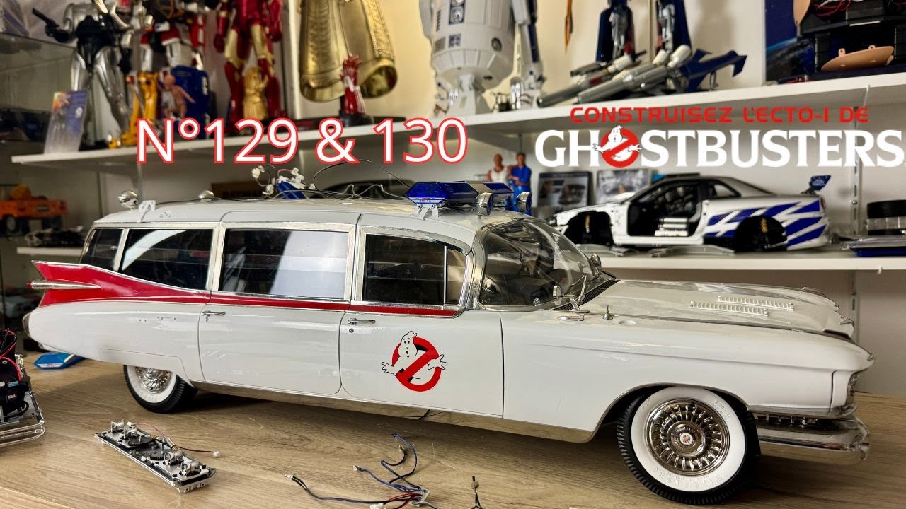 👻 Ecto-1 Ghostbusters Altaya N°129-130 : Les nouveaux éléments prennent place !