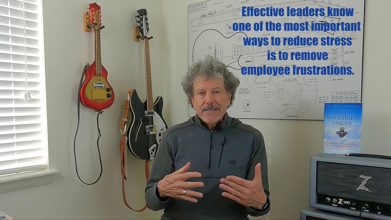 Culture Leadership Charge, Episode 93 - 3 Ways to Reduce Employee Stress