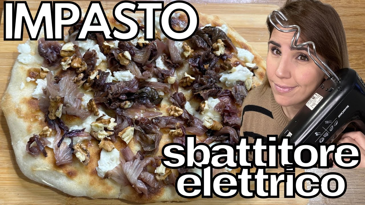 Impasto Pizza con SBATTITORE ELETTRICO. Impasto ad alta idratazione senza planetaria!!