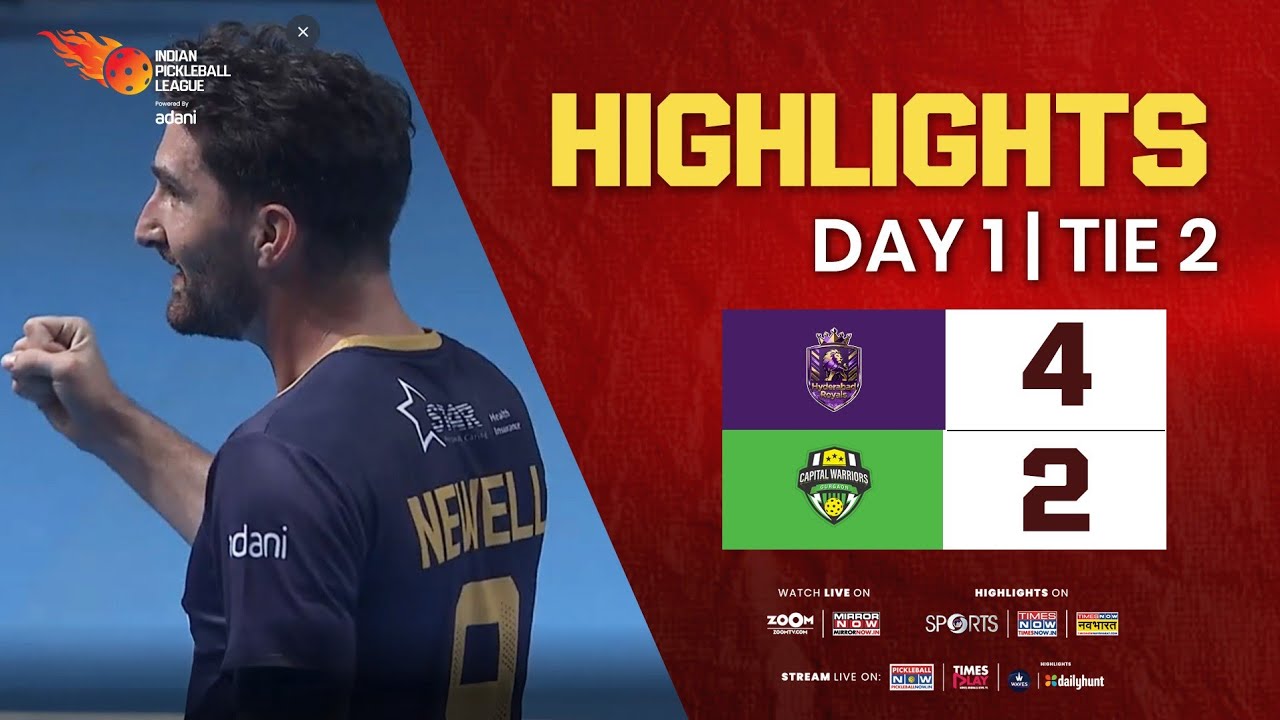 IPBL Tie 2 - Hyderabad Royals vs Capital Warriors Gurgaon - Full Highlights