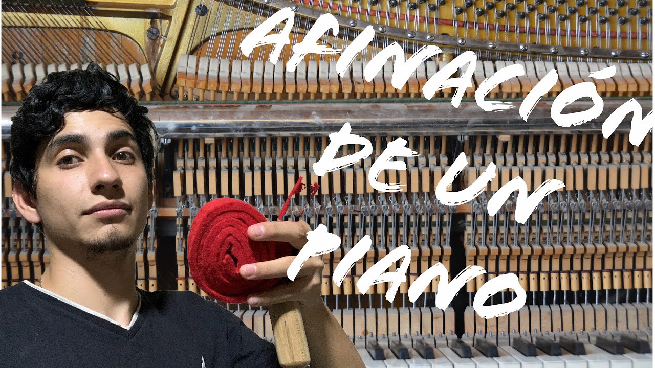 Proceso de AFINACIÓN de un PIANO / Te Muestro COMO se AFINA un PIANO De Pared (COMO AFINAR UN PIANO)