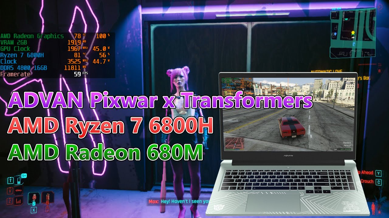 🎮 Advan Pixwar X Transformers Edition Laptop vs 4 AAA Games – You Won’t Believe the FPS!