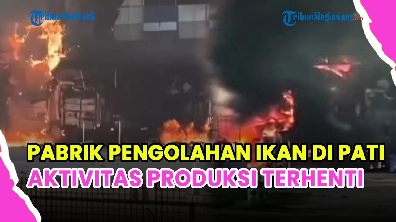 🔵 BREAKING NEWS! PABRIK PENGOLAHAN IKAN DUA PUTRA PATI TERBAKAR, KOBARAN API MENGAMUK