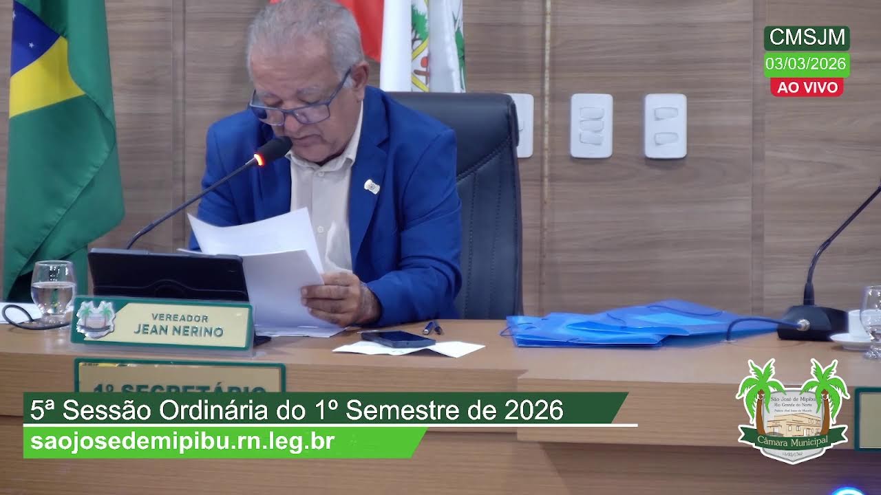 5ª Sessão Ordinária do 2º Período em 2025