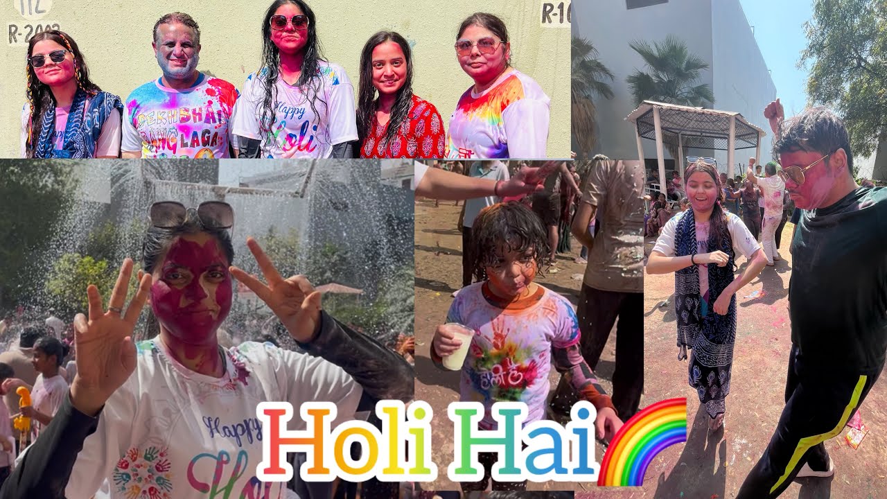 Bura  Na Mano Holi Hai🟢🟡🟠🟤🟣#dailyvlog #youtubevlog #holivlog #priyamBhriguvanshi