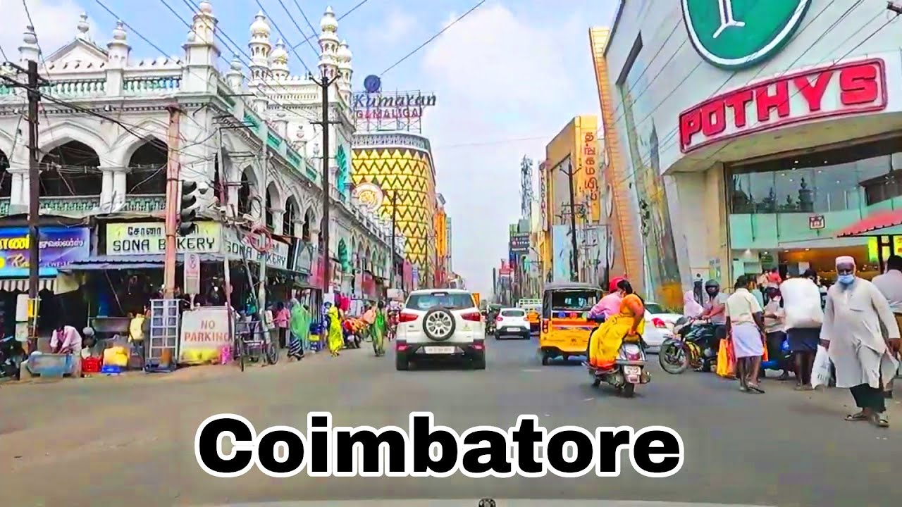 Coimbatore Oppanakara Street Travel Video / Tamilnadu - India/ MG Travel