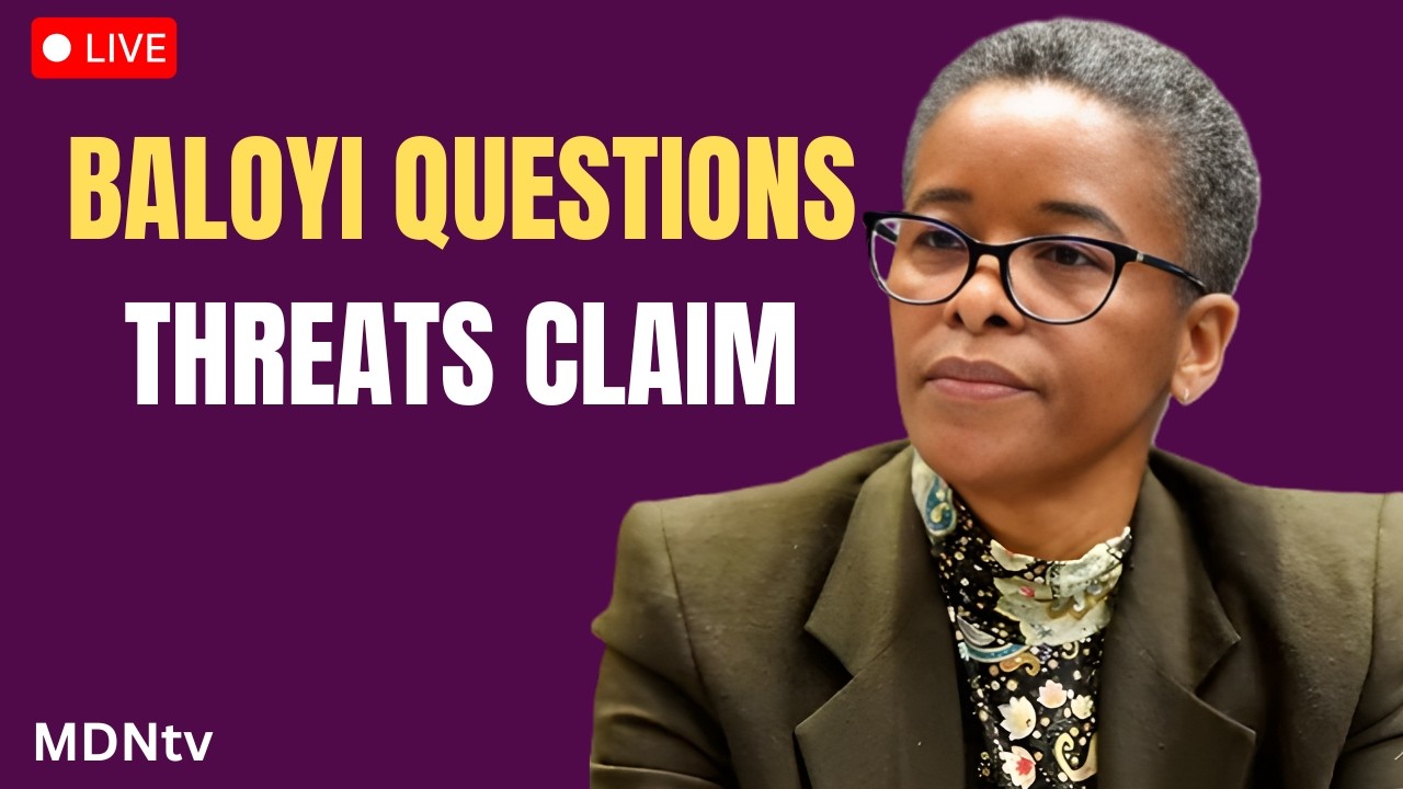 COMMISSIONER BALOYI QUESTIONS THREATS CLAIM IN CARRIM AFFIDAVIT