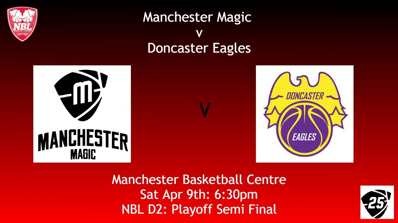 Manchester Magic v Doncaster Eagles NBL D2 Semi Final Full Game