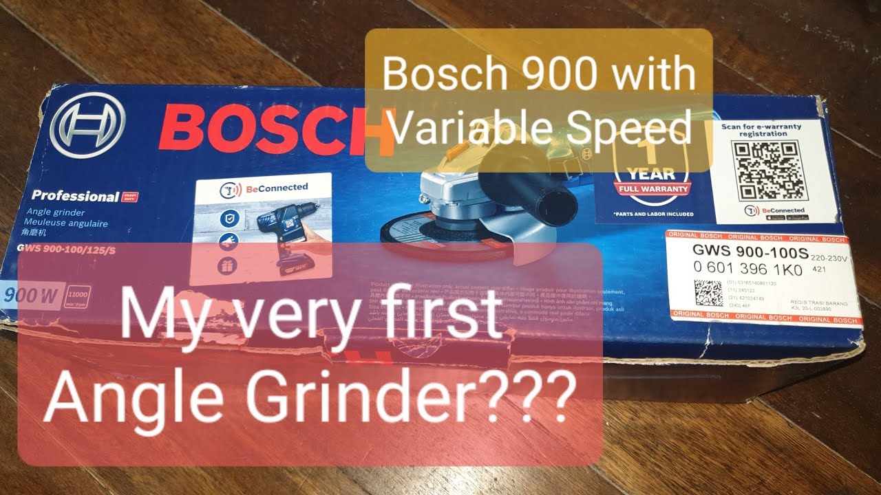 Bosch gws 900 100s angle grinder with variable speed