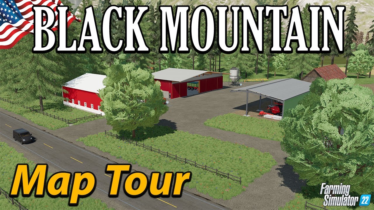 GREAT AGRO-FORESTRY MAP🌲🚜 BLACK MOUNTAIN MONTANA MAP TOUR! - FS22 | GRAINMAN TRAVELS✈️