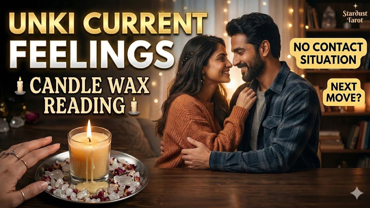 No Contact🧿Unki Current Feelings & Next Move? 🕯️ Candle Wax Reading | Tarot Card Reading Today