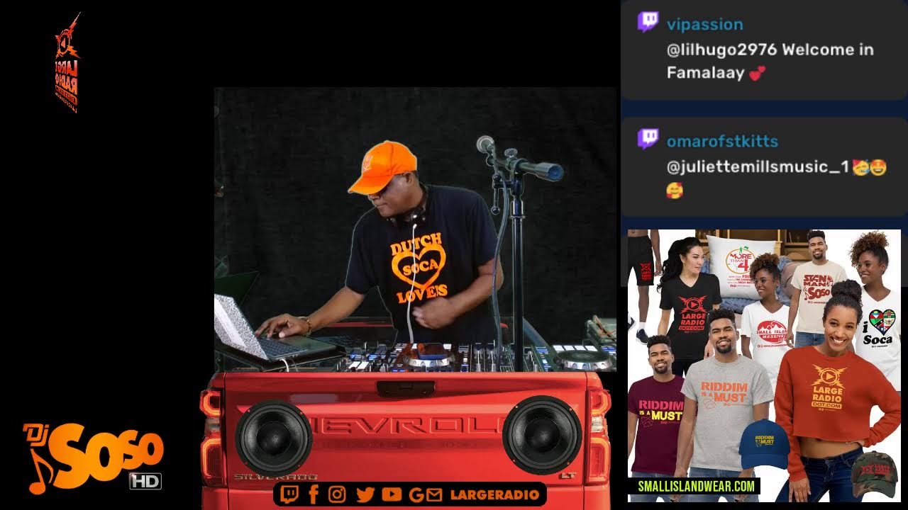 Jan 24 - StanMan & SoSo Live on LargeRadio.com - Soca Saturdays