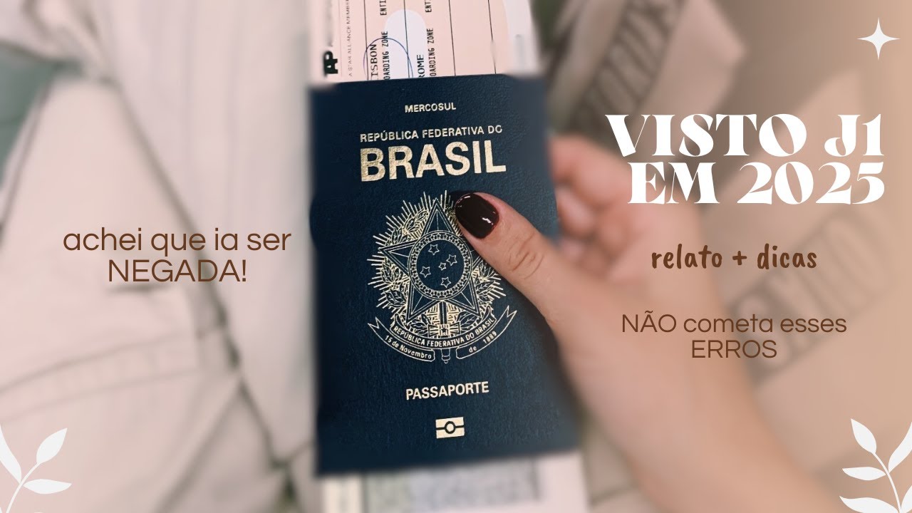 Como foi tirar o VISTO J1 em 2025? - intercâmbio de Work and Travel