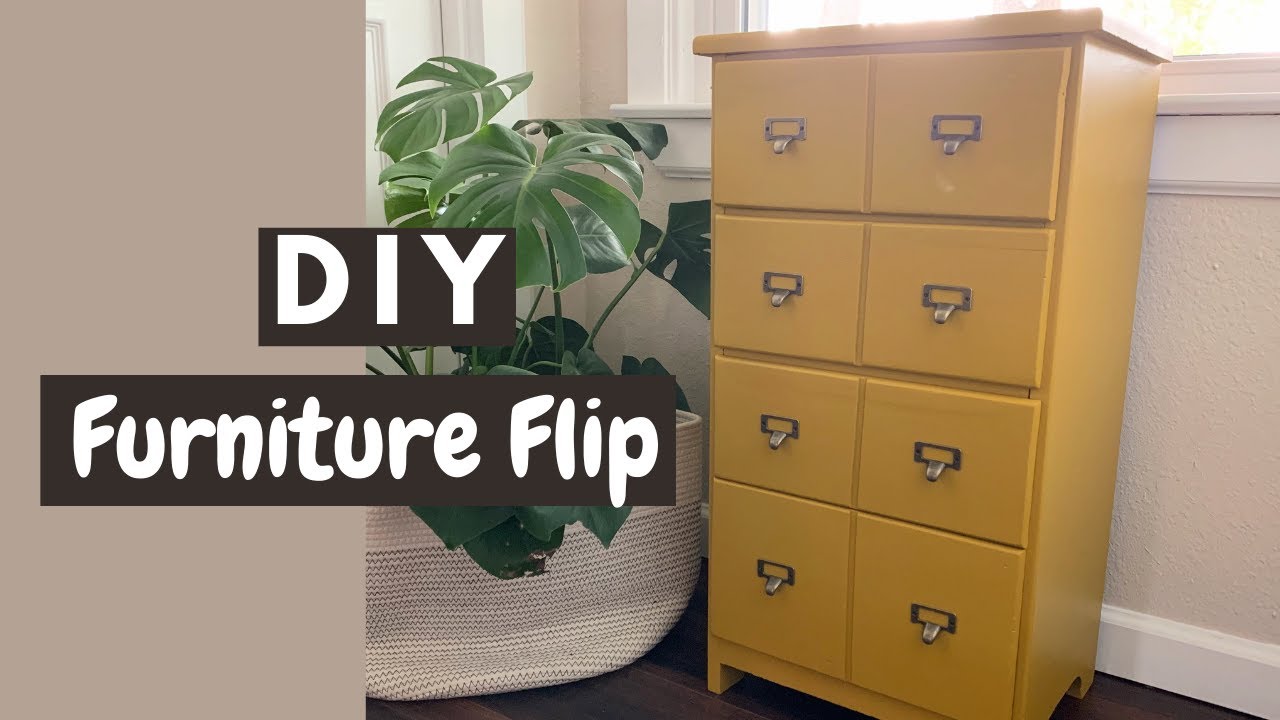DIY Furniture Flip| Apothecary Cabinet| $50 challenge
