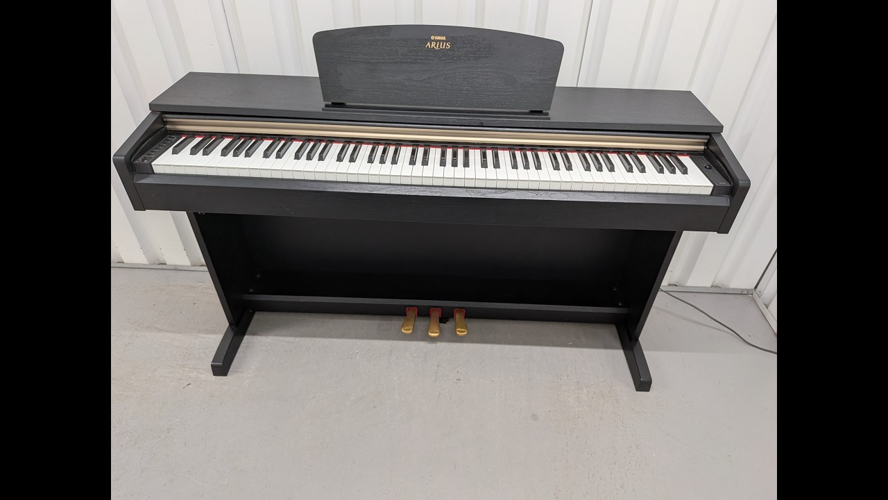 Yamaha Arius YDP-161 Digital Piano satin black clavinova keyboard stock #26099