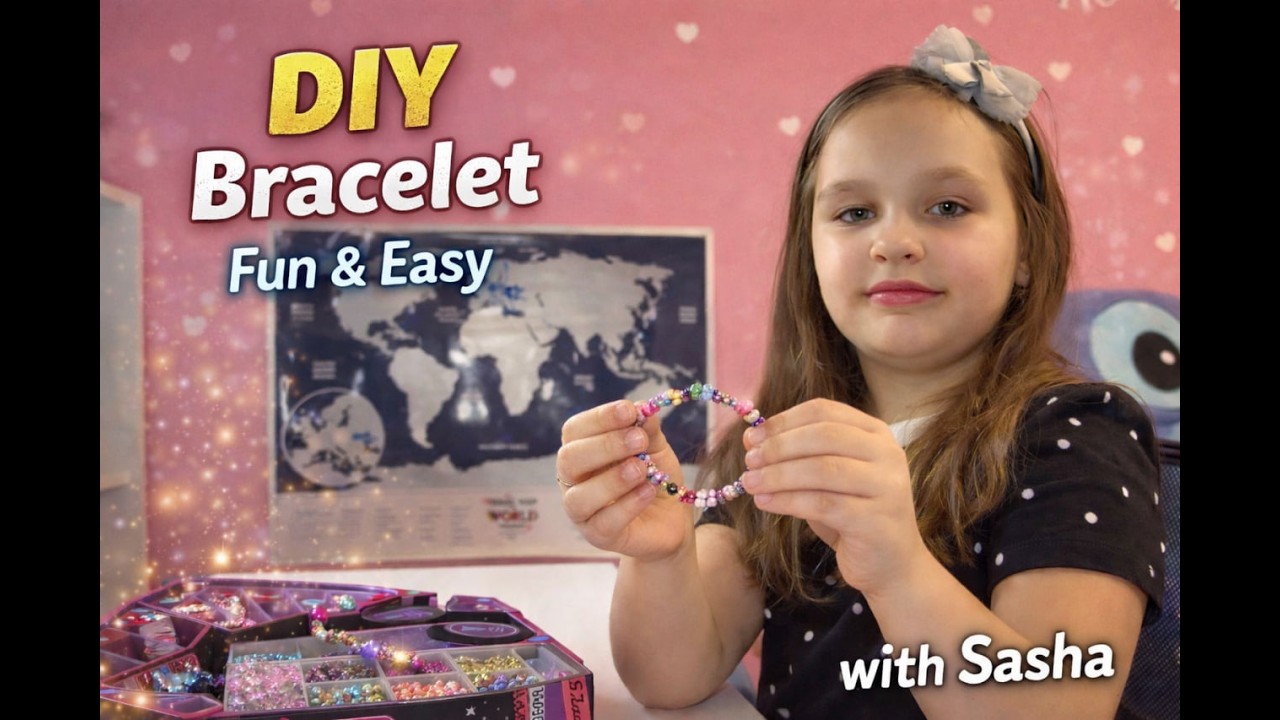 Браслетик своїми руками 💖 | DIY Bracelet – Easy & Fun with Sasha