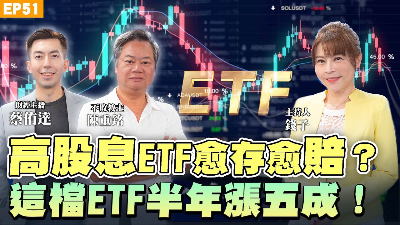 【理財】#ETF 黑馬單月漲幅打贏台積電！？不敗教主 ＃陳重銘 分析進場關鍵！這一招股息價差雙賺！＃高股息ETF 真的碰不得嗎？ #0050 還閉眼睛買？主動式ETF挑選攻略全解析｜NOW生活攻略｜