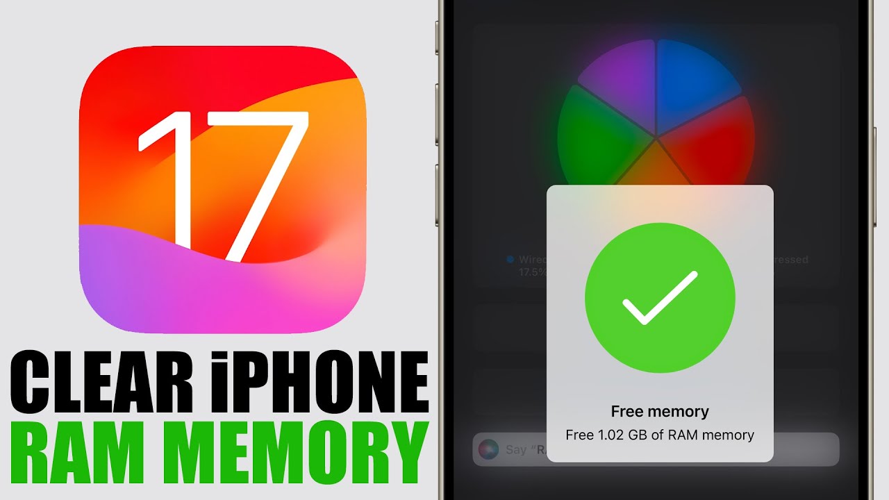 How to Clear iPhone RAM Memory on iOS 17 !