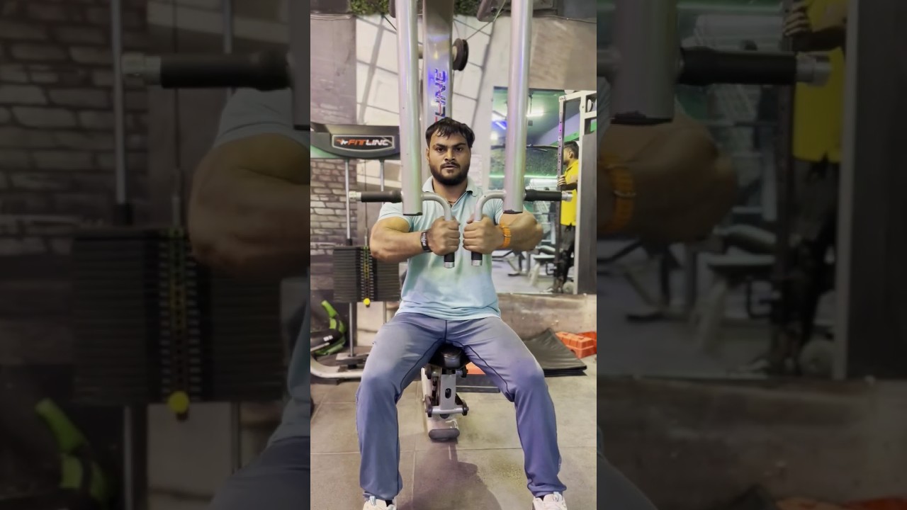 chest exercise 💪 with heavy weight 
